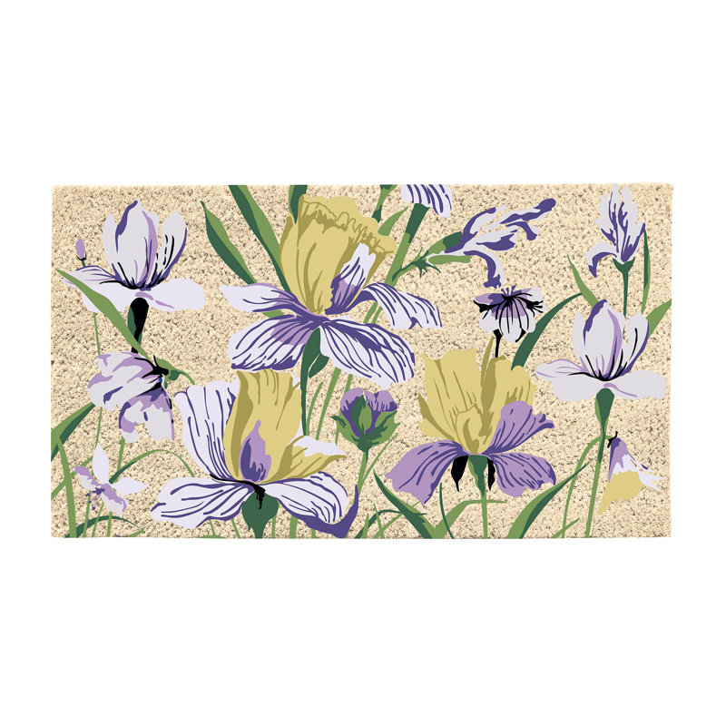 Golden Lilac Coir Mat