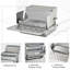 Automatic Chicken Feeding Device - 25 Lbs Capacity, Galvanized & Aluminium, , Promotes Thriving Poultry Population Feeder Steel, Build