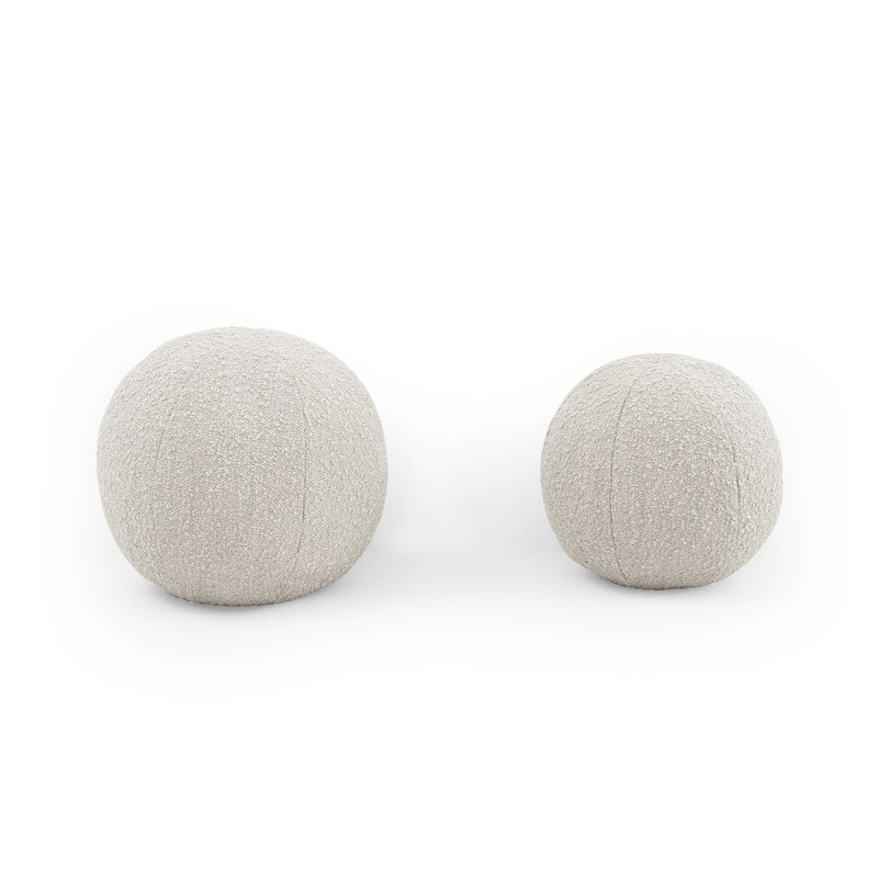 Balle Circular Pillow Cover & Insert, Knoll Sand