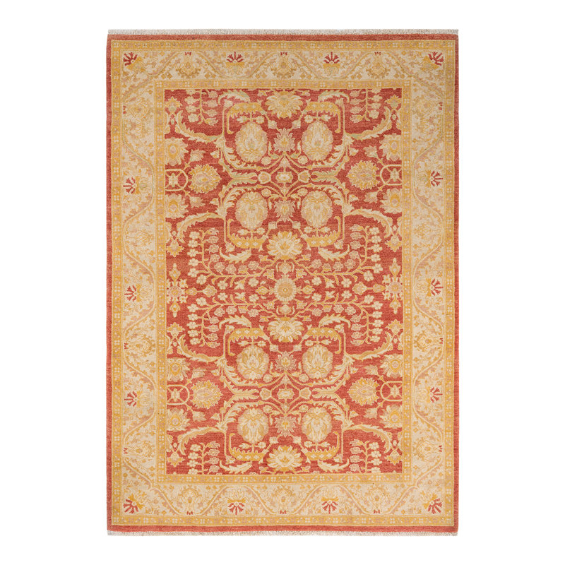 Tykiana One-of-a-Kind 6' 1" X 8' 10" Hand Knotted Area Rug