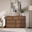 Commode moderne Abbate à 7 tiroirs, largeur de 120 cm, en bois-1392025405