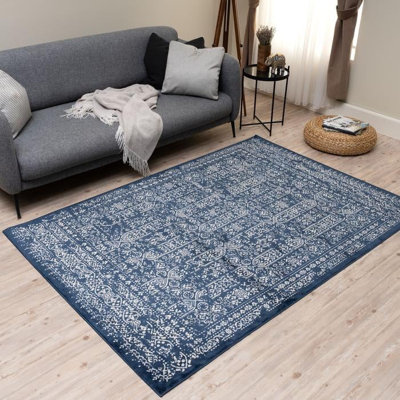 Montana Rug Vintage Design in Blue