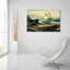 Art mural en verre épique «Coastal New England» par Nicky Boehme, 36 po x 24 po-81971143-81971140