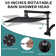 Rain Shower Head with Adjustable Extension Arm