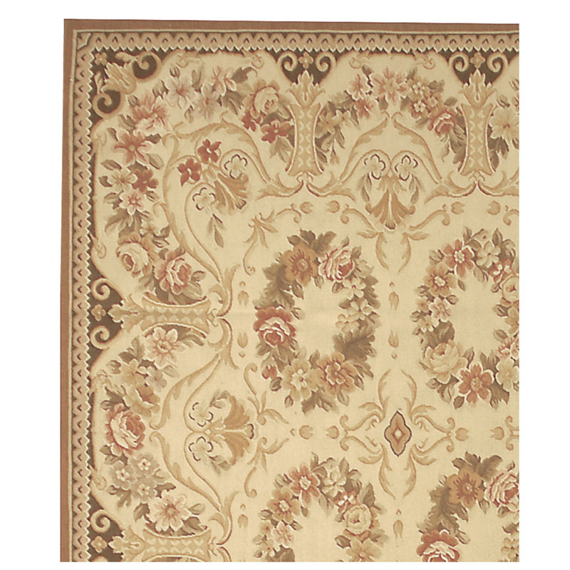 Wool Oriental Area Rug, Rectangle 9' x 12'