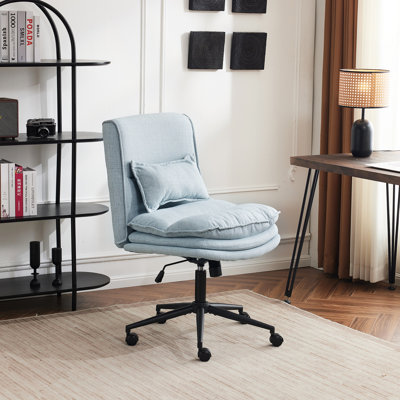 Upholstered Armless Task Office Chair