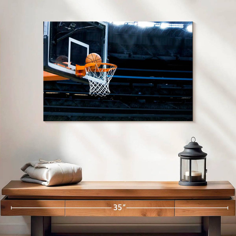 Panier de basketball Sireci, H 16 po x l 24 po