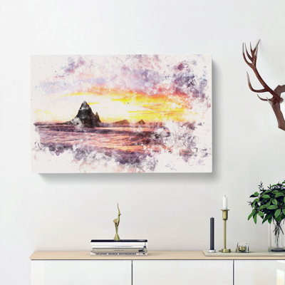 Martins Beach - Wrapped Canvas Print
