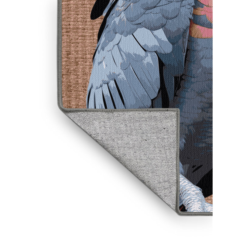  Tapis lavable Galah Birds, Carré 6 pi