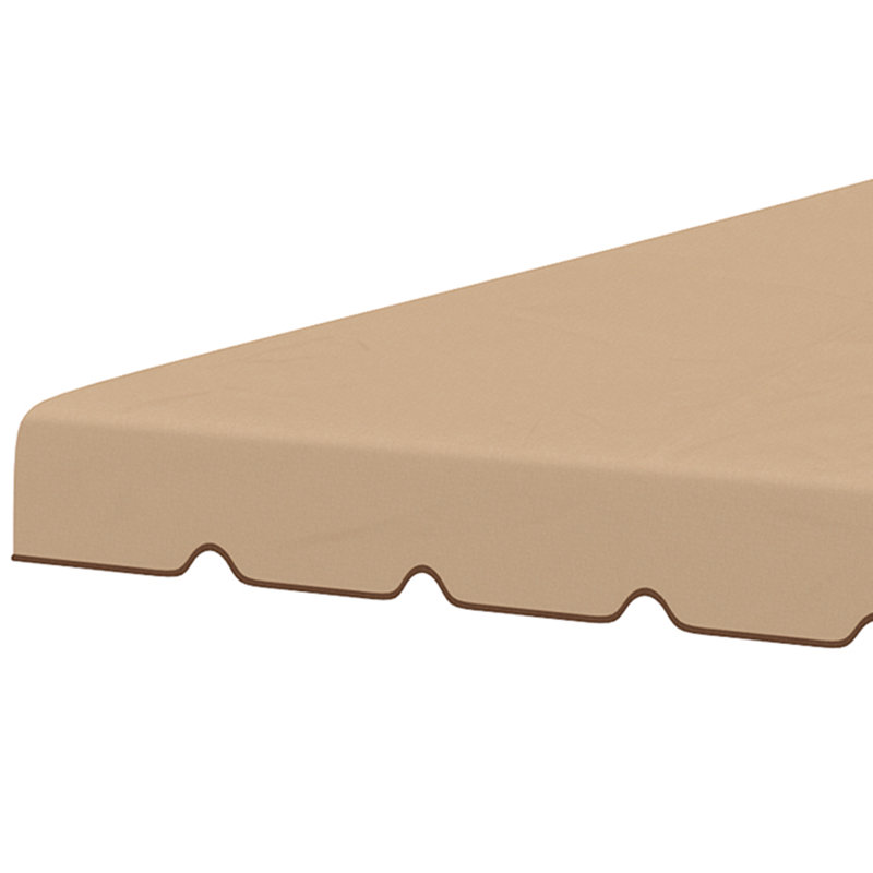 Auvent de remplacement pour pavillon de jardin 10 pi x 10 pi Outsunny, 9,8 po x 9,8 po, Kaki