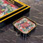 Myrtle & Mary Set of  4 Square Coasters – FLOWER BOMB