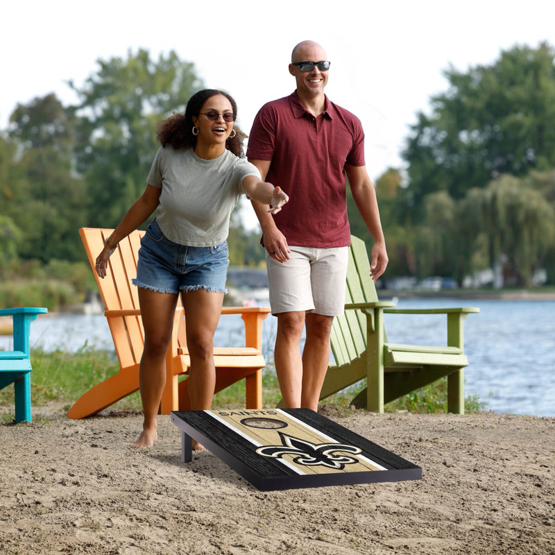 NFL 2X3 MDF Cornhole, New Orleans Saints