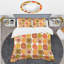 Ensemble de housse de couette Mid-Century - Abstract Retro Geometric VI-40703433
