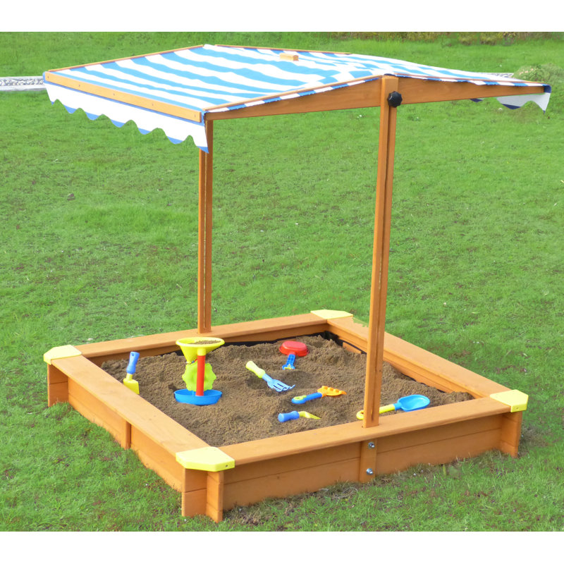 Sunside Sails Winslow 46.5'' x 46.5'' Solid Wood Sandbox
