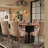 High-end Tufted Velvet Upholstered Nailhead Dining Chair-1240169722-1240169698
