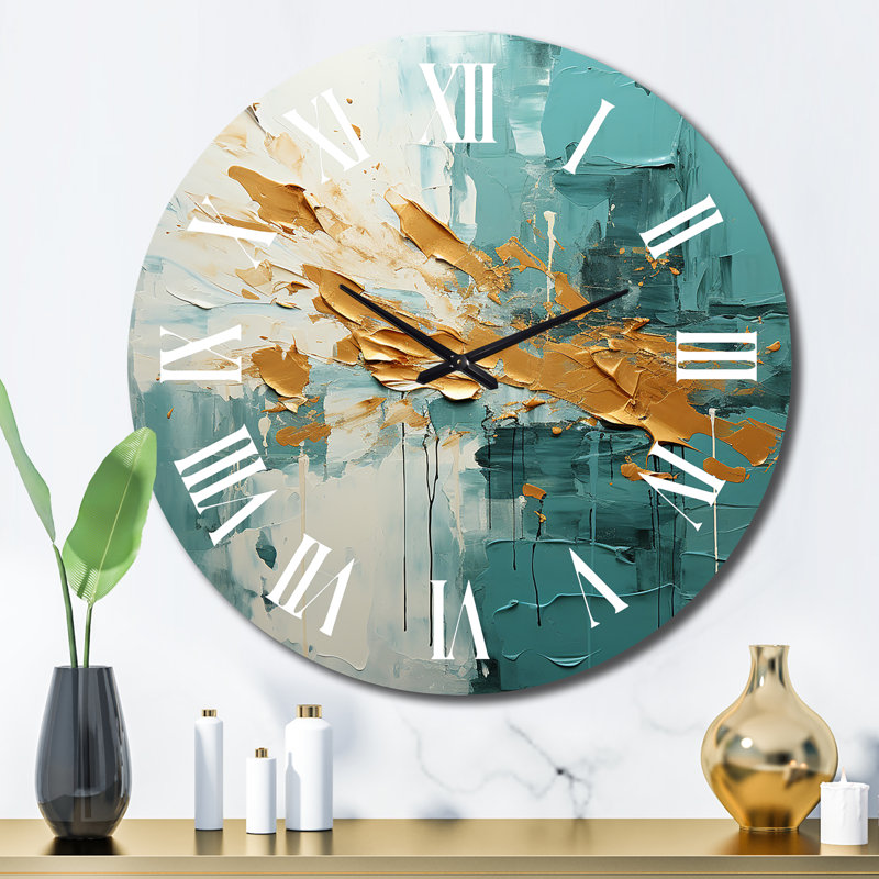Horloge murale en métal Diodore, Grand