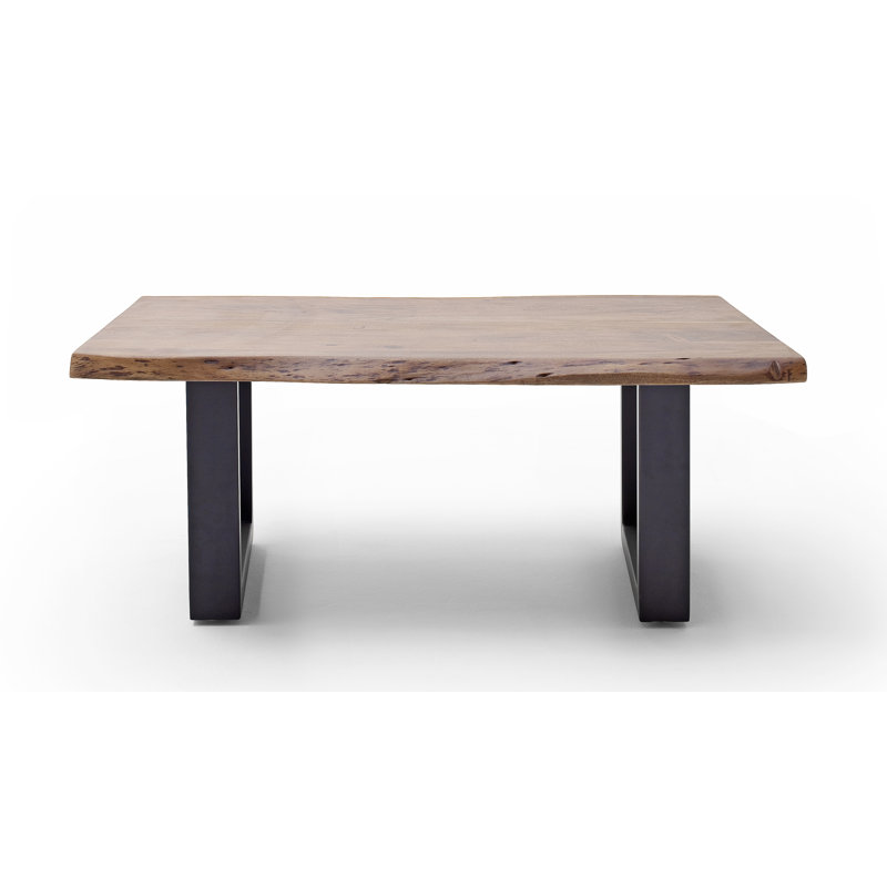 Edmunds coffee table, Walnut, Aluminium