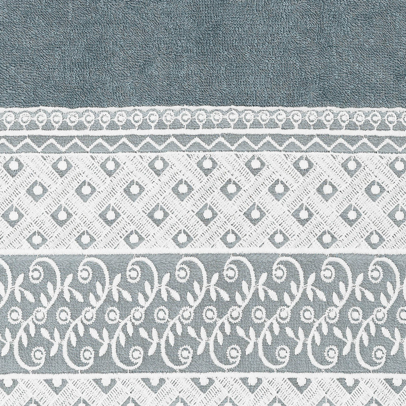 Serviette de bain en coton Aiden, Teal