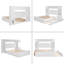 Grand lit en bois avec armoire tout-en-un, tablette et prises, lit gigogne simple TG-1117739002