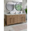 Meuble-lavabo simple 72 po avec lavabo encastré blanc Maxbano Farmhouse