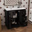 Meuble-lavabo sur pied 36 po avec lavabo en céramique, 3 tiroirs, 2 portes-1842304551