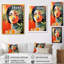 Minimalisme, portrait de femme tropicale orange IV - art mural mexicain-481047407-481047399