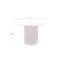 Dining Table Round Stone Top Solid Wood Base Dining Table