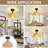 Semi Flush Mount Rattan Ceiling Light, Hand-woven Boho Farmhouse Wicker Chandelier For Kitchen Bedroom Hallway