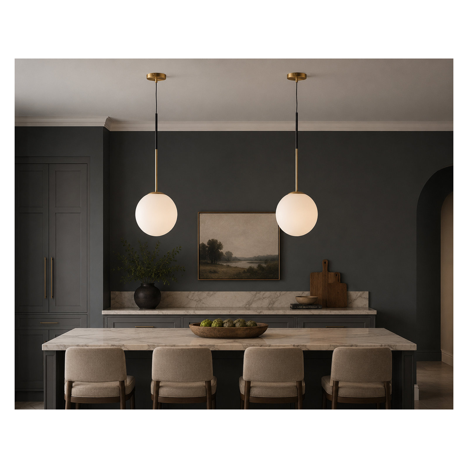 Drake 1 - Light Single Globe Pendant