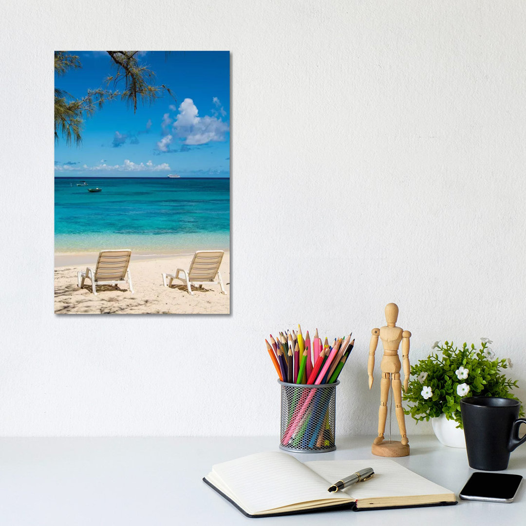 Governor's Beach, Grand Turk Island, Turks And Caicos Islands, Caribbean by Michael DeFreitas - Wrapped Canvas Print