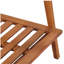 Ensemble de patio 2 pièces Mid-Century, causeuse en bois d'acacia et table basse à lattes avec coussins résistants aux intempéries