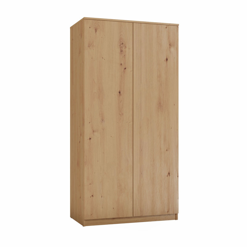 Shaline 2 Door Wardrobe, Artisan Oak