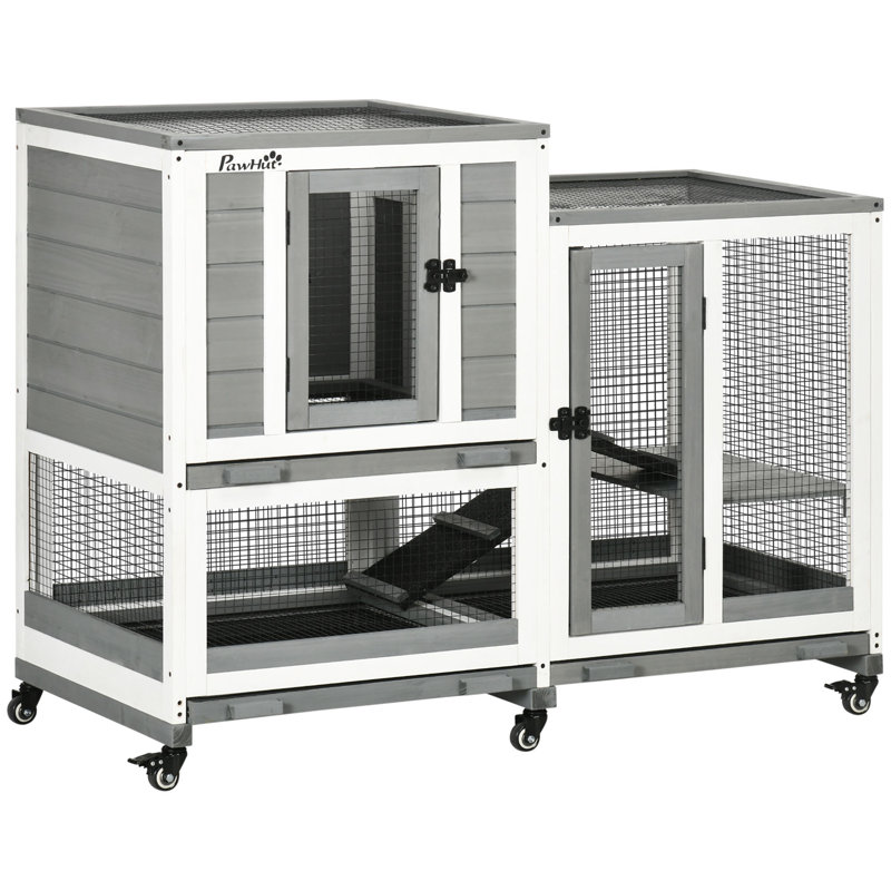 Cage à lapin d'intérieur