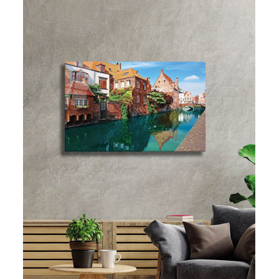 Élégante peinture décorative en verre trempé 18,1 po x 28,3 po | 100% verre trempé, épaisseur: 0,16 pouce | Superbe œuvre d'art pour la décoration intérieure, le salon et les espaces de bureau, durable et facile à nettoyer
