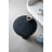 Bold Black Round Side Table - Durable Magnesium, Multi-Style Compatibility (Nightstand/Plant Stand)
