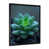 Black Single Picture Framed Canvas