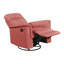 Fauteuil inclinable et pivotant en cuir-11409365