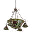 Lustre géométrique à 10 lumières Couto