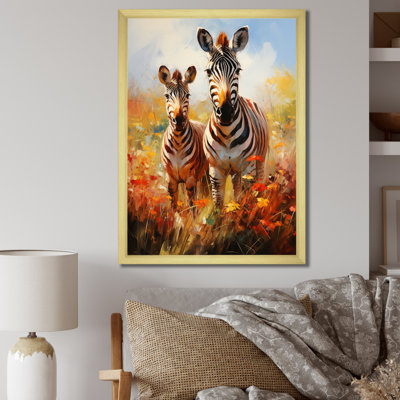 " Zebra Impressionist Zebras This II "
