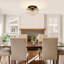 Plafonnier encastré en cristal 3 lumières Tiarra-1756982915