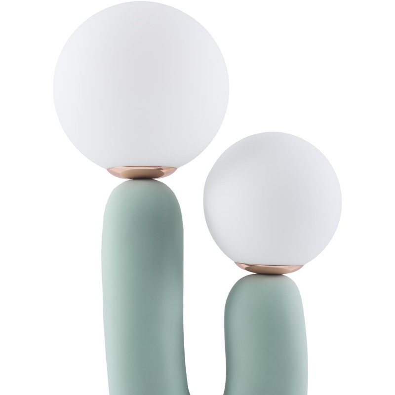 Nora Accent Table Lamp, 17.25" H x 6" W x 7" D, Teal