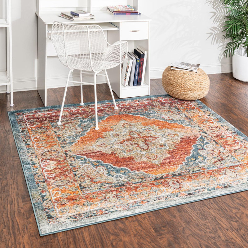 Alresford Oriental Indoor Rug, Square 5'1"