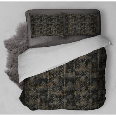 Polyester Twill Abstract Duvet Cover