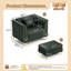Canapé Chesterfield 2 pièces Modern Modern-1383814898