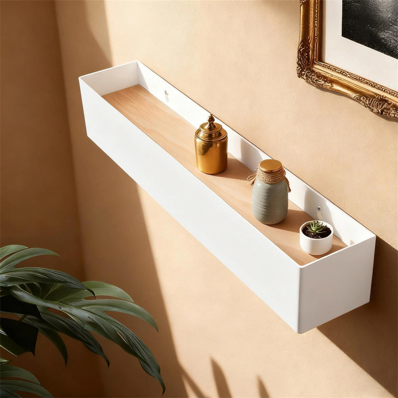 Metal 5 - Hook Coat Rack, White