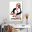 Pingouin nu dans la salle de bain-426173030