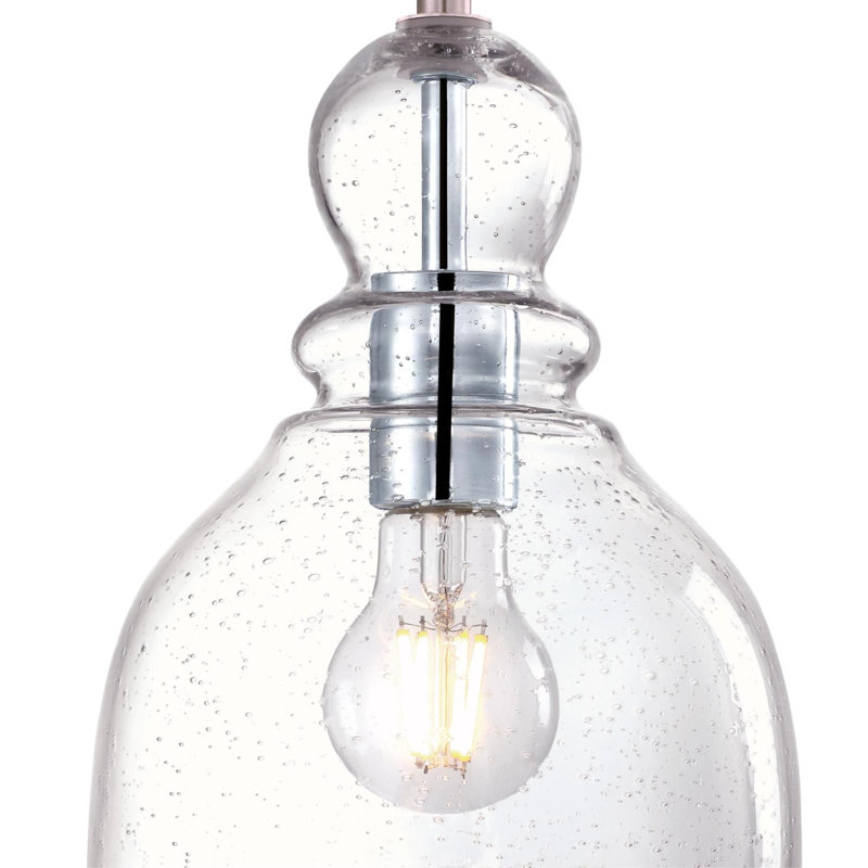 Fiona 1 - Light Single Pendant, Brushed Nickel
