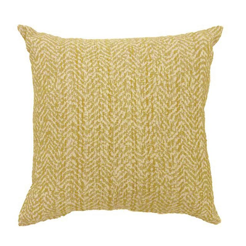 Gail Chevron Cotton Blend Reversible Throw Pillow, 18.8" H x 18.8" W