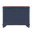 Console rétro avec tablettes de rangement réglables