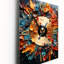 Horloge murale musicale surdimensionnée en vinyle coloré III-675249946